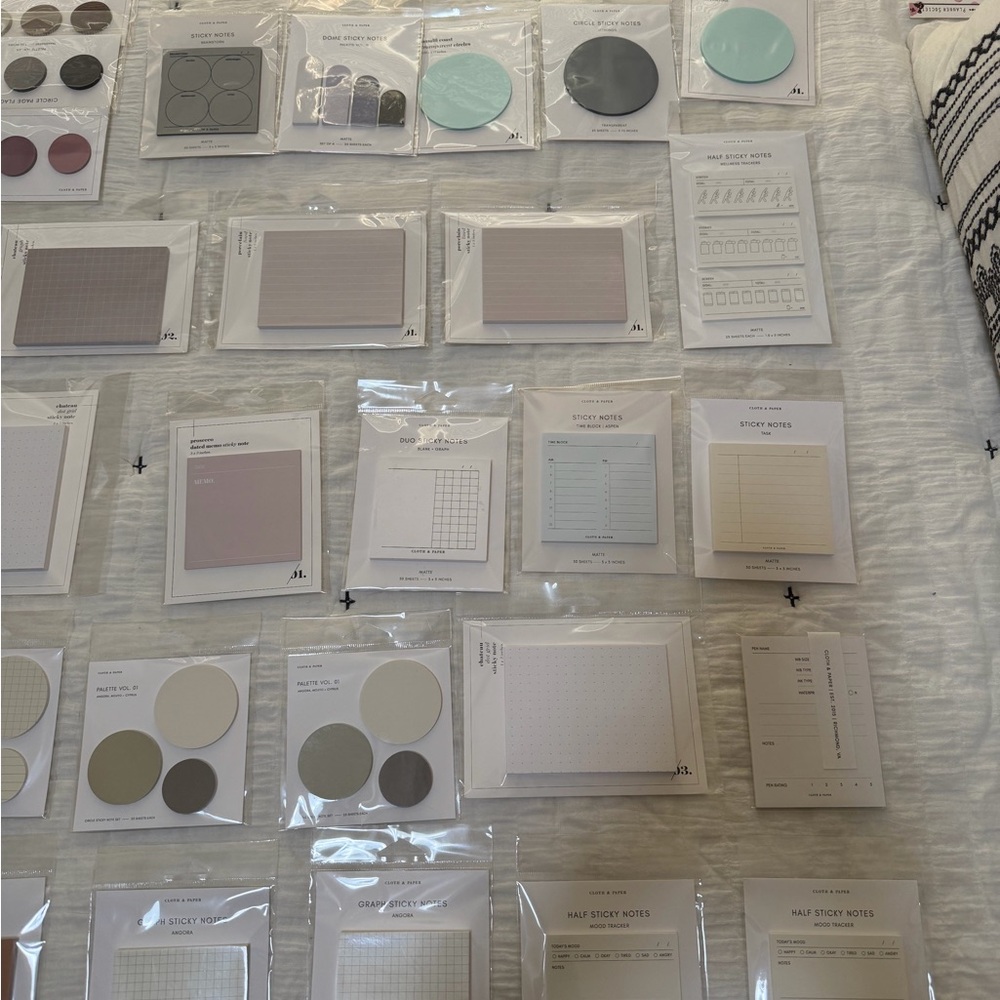 Cloth & Paper sticky notes set - Picture 5 of 5